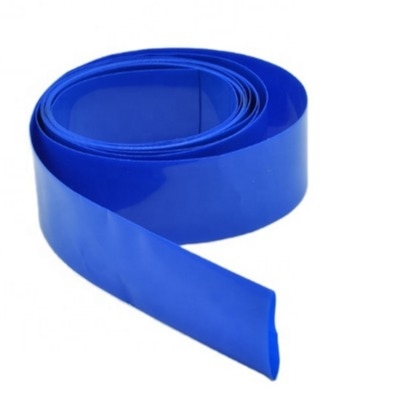 Dobra cena 70 mm plastikowa rurka PVC 0,08 mm niebieska rurka termokurczliwa w Internecie